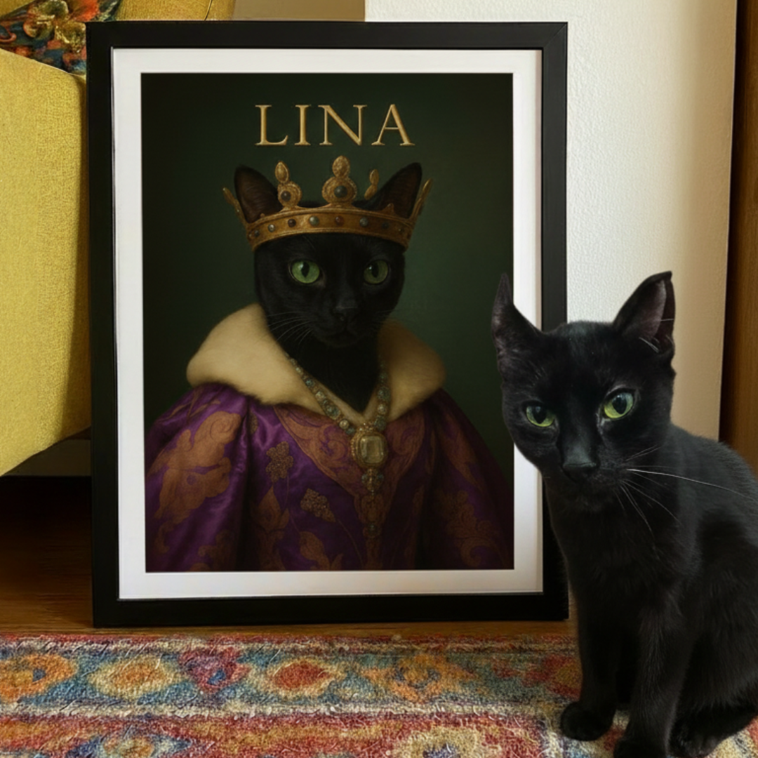 Royal Crown Pet Portrait