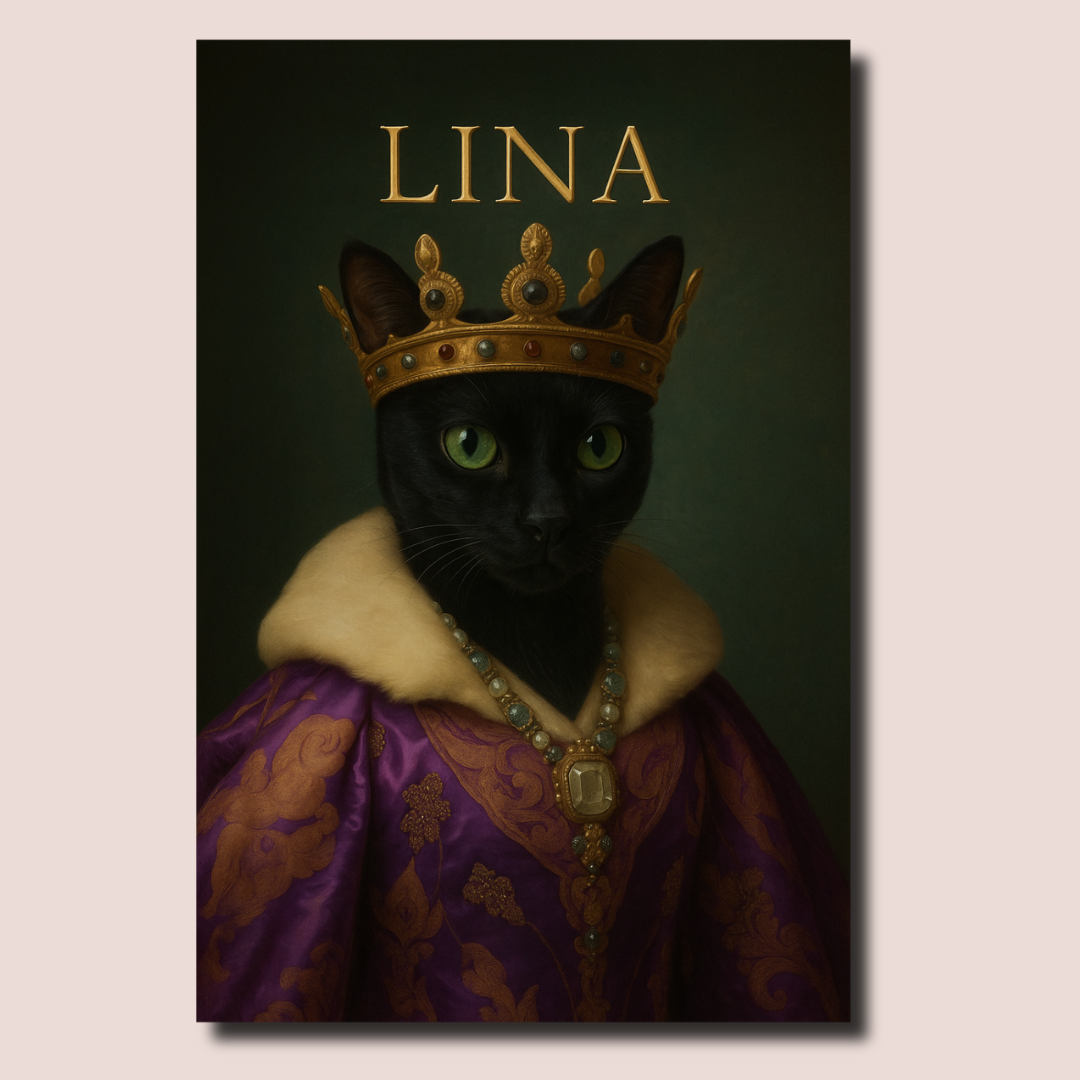 Royal Crown Pet Portrait