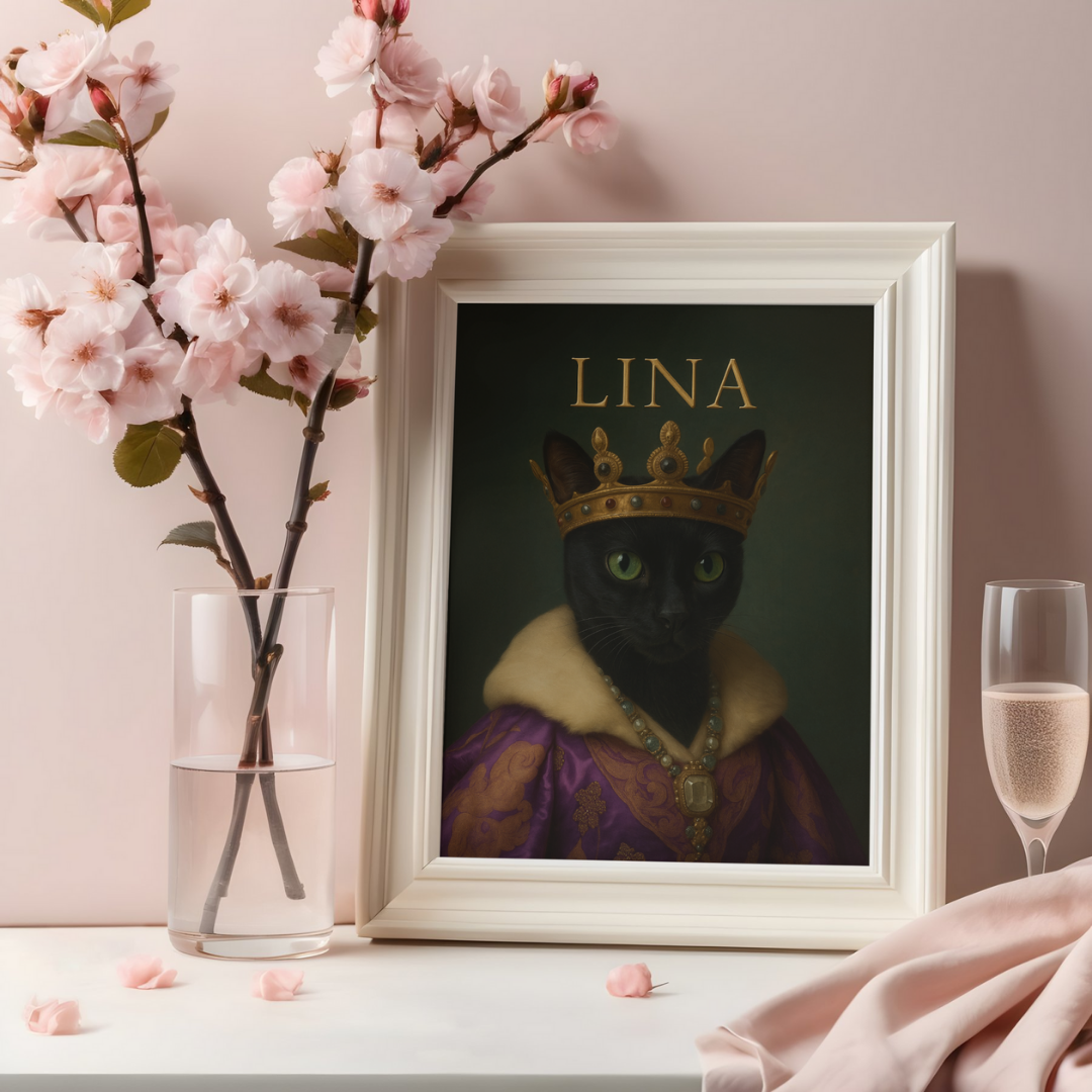 Royal Crown Pet Portrait